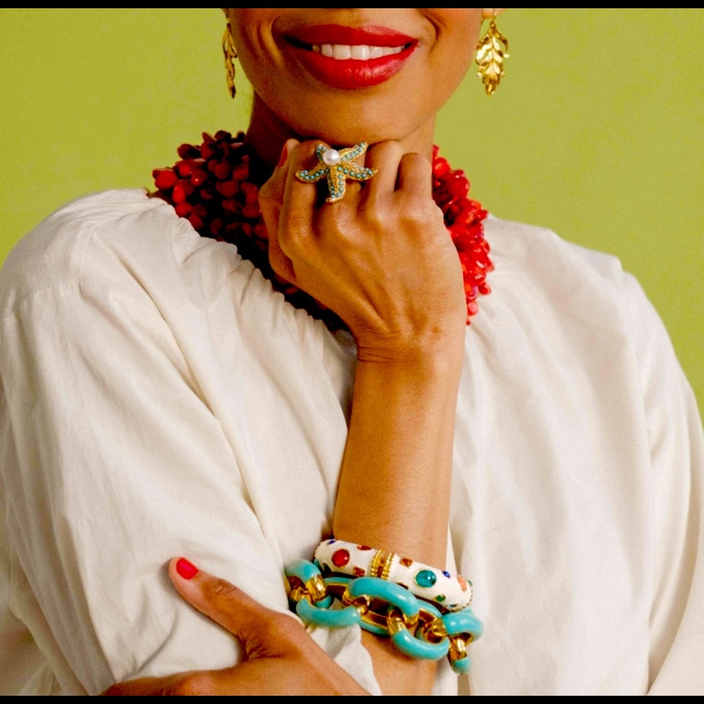 Frances Valentine turquoise link bracelet